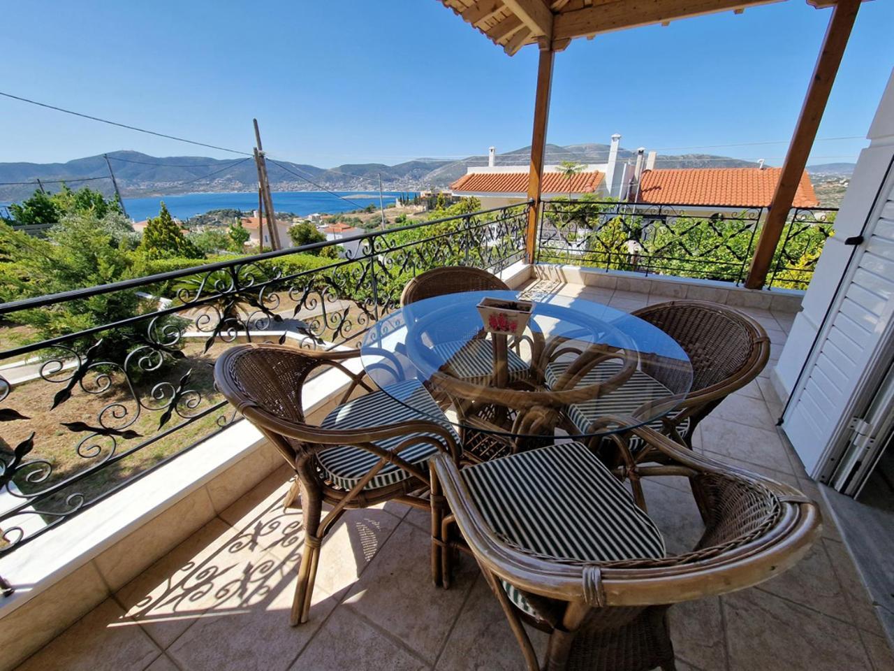 The Mirador Boutique Villa With Scenic Sea View Pórto Ráfti Extérieur photo